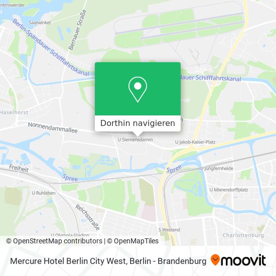 Mercure Hotel Berlin City West Karte