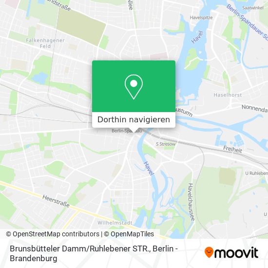 Brunsbütteler Damm / Ruhlebener STR. Karte
