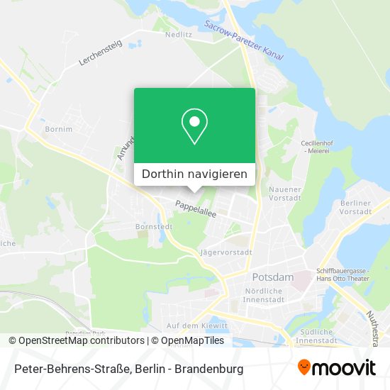 Peter-Behrens-Straße Karte
