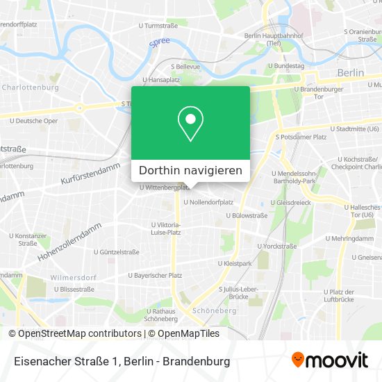 Eisenacher Straße 1 Karte