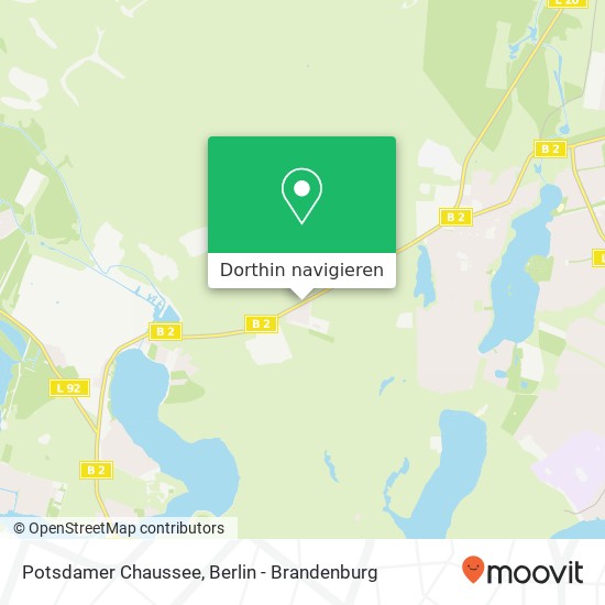 Potsdamer Chaussee Karte