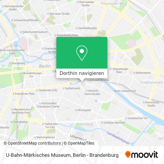U-Bahn-Märkisches Museum Karte