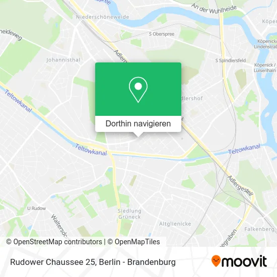 Rudower Chaussee 25 Karte