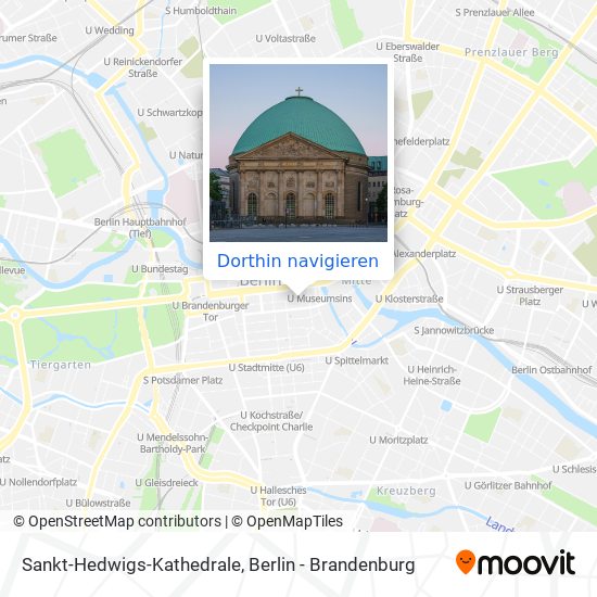 Sankt-Hedwigs-Kathedrale Karte