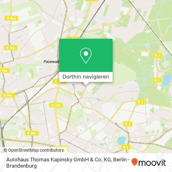 Autohaus Thomas Kapinsky GmbH & Co. KG Karte
