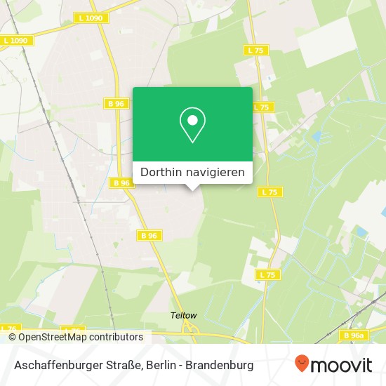 Aschaffenburger Straße Karte