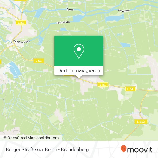 Burger Straße 65 Karte