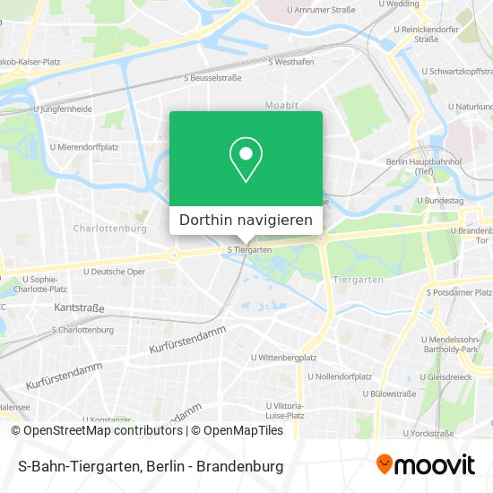 S-Bahn-Tiergarten Karte