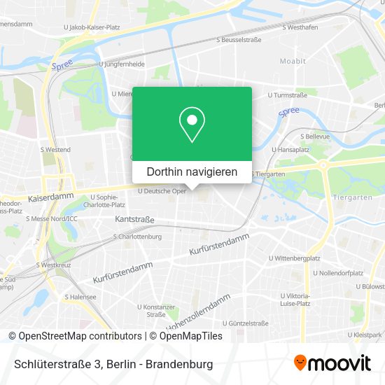Schlüterstraße 3 Karte
