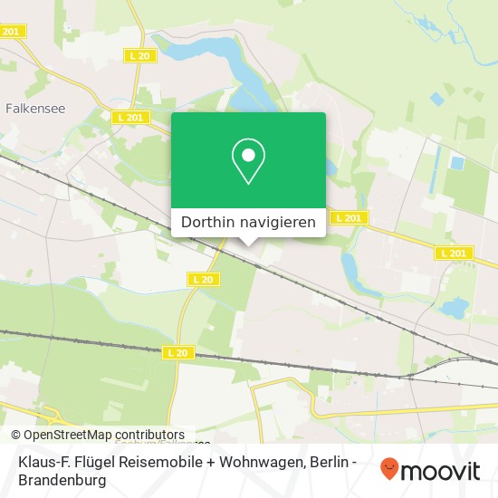 Klaus-F. Flügel Reisemobile + Wohnwagen Karte