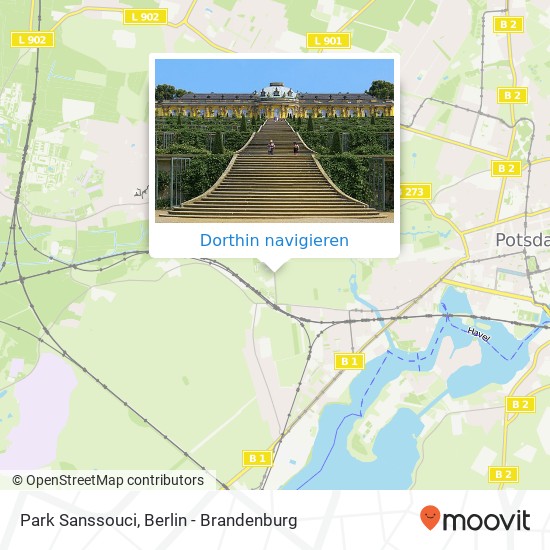 Park Sanssouci Karte