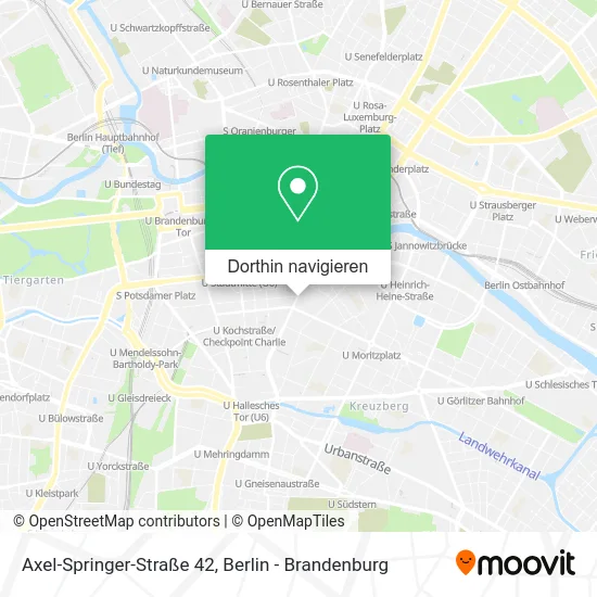 Axel-Springer-Straße 42 Karte