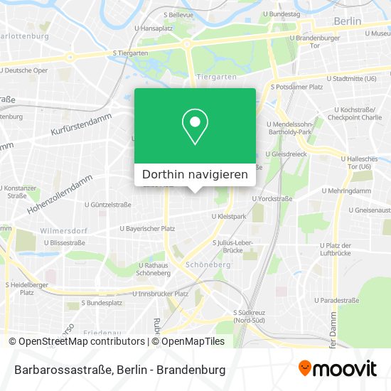 Barbarossastraße Karte