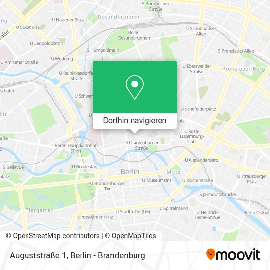 Auguststraße 1 Karte