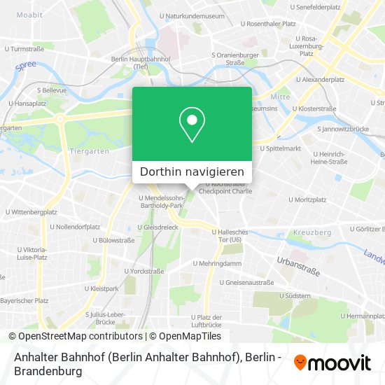 Anhalter Bahnhof (Berlin Anhalter Bahnhof) Karte