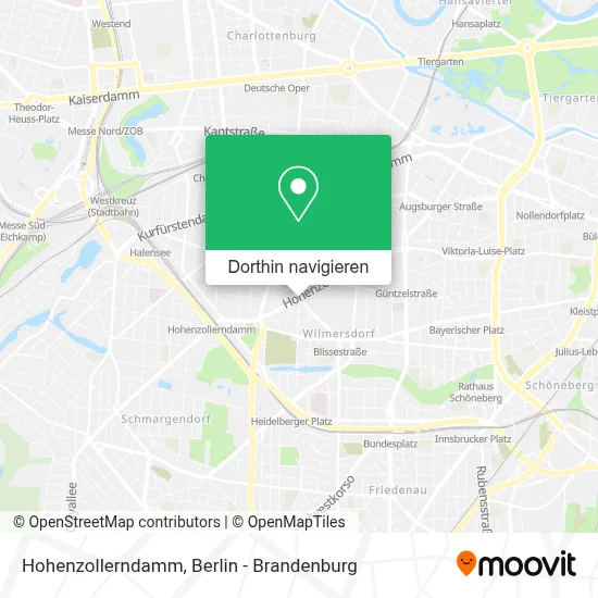 Hohenzollerndamm Karte