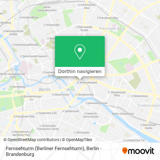 Fernsehturm (Berliner Fernsehturm) Karte