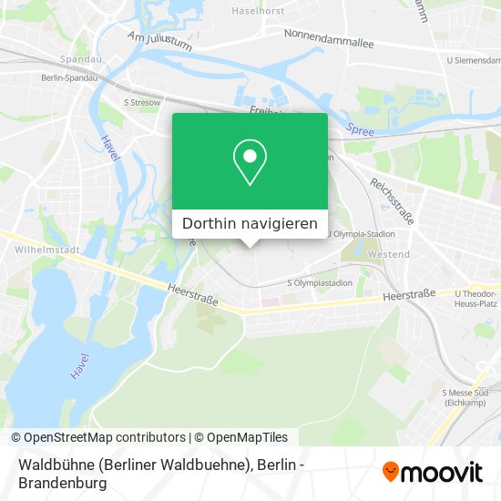 Waldbühne (Berliner Waldbuehne) Karte