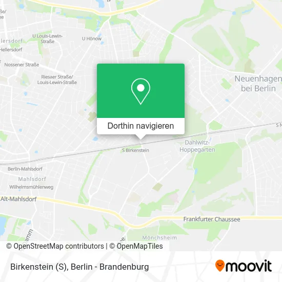 Birkenstein (S) Karte