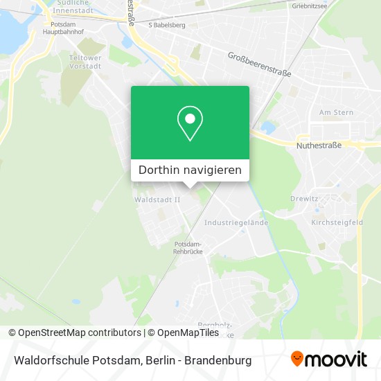 Waldorfschule Potsdam Karte