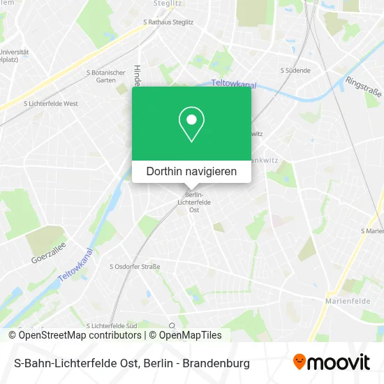 S-Bahn-Lichterfelde Ost Karte