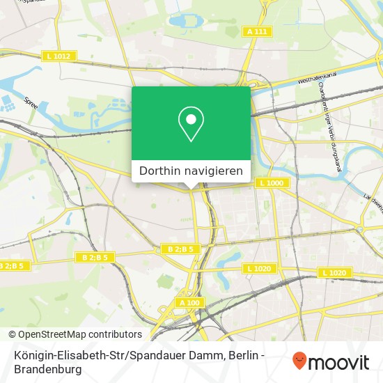 Königin-Elisabeth-Str / Spandauer Damm Karte