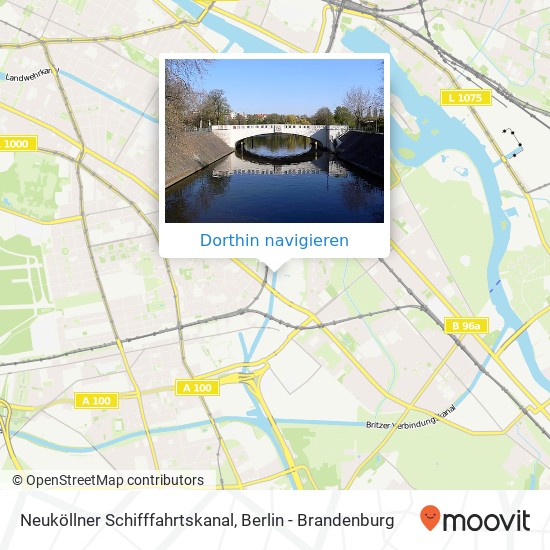 Neuköllner Schifffahrtskanal Karte