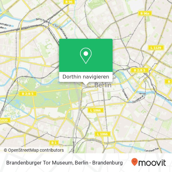 Brandenburger Tor Museum Karte