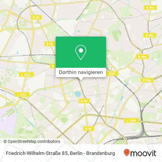 Friedrich-Wilhelm-Straße 85 Karte