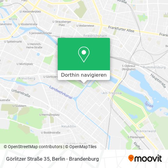 Görlitzer Straße 35 Karte