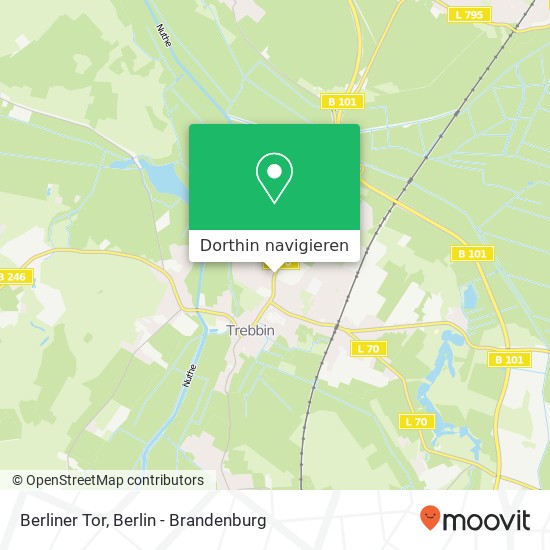 Berliner Tor Karte