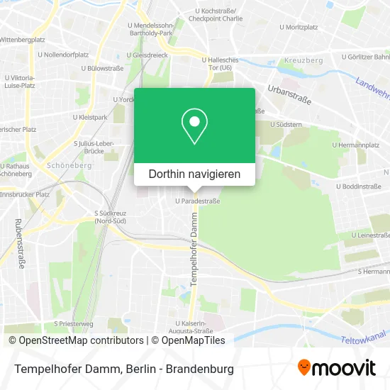 Tempelhofer Damm Karte