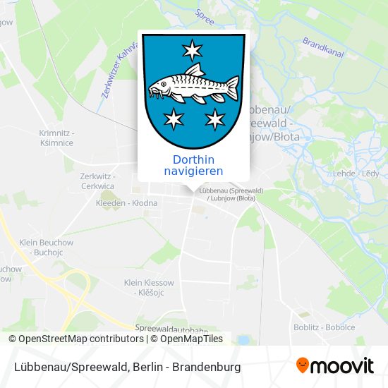 Lübbenau/Spreewald Karte