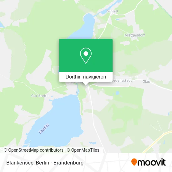 Blankensee Karte