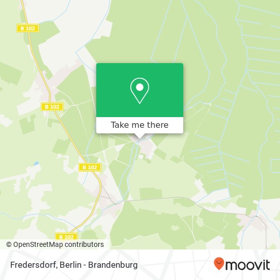 Fredersdorf Karte