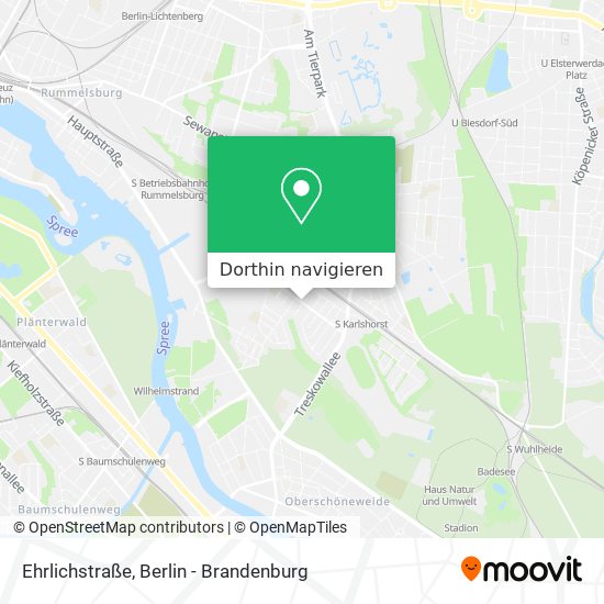Ehrlichstraße Karte