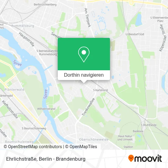 Ehrlichstraße Karte