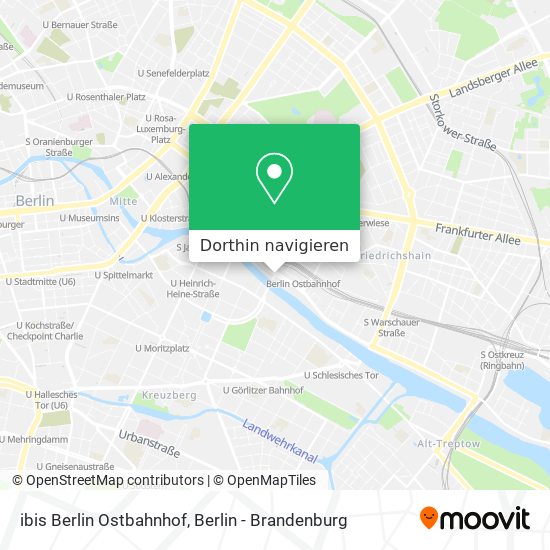 ibis Berlin Ostbahnhof Karte