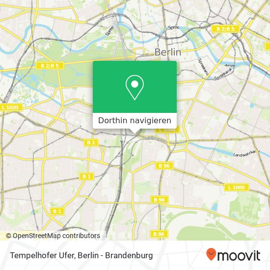 Tempelhofer Ufer Karte