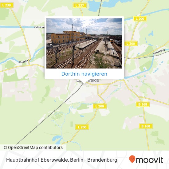 Hauptbahnhof Eberswalde Karte