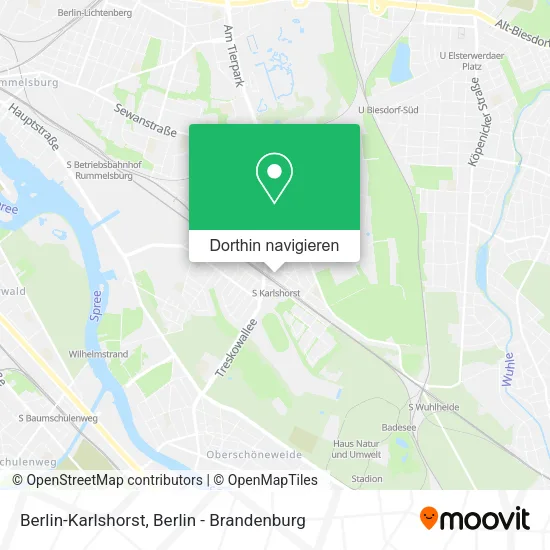 Berlin-Karlshorst Karte