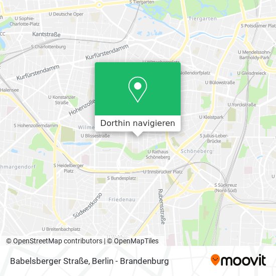 Babelsberger Straße Karte