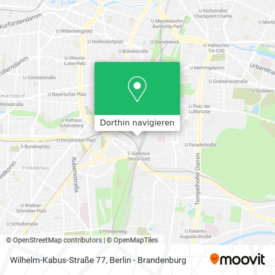 Wilhelm-Kabus-Straße 77 Karte