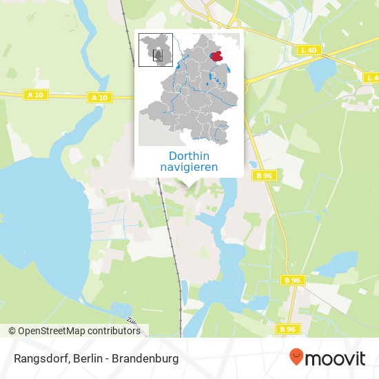 Rangsdorf Karte