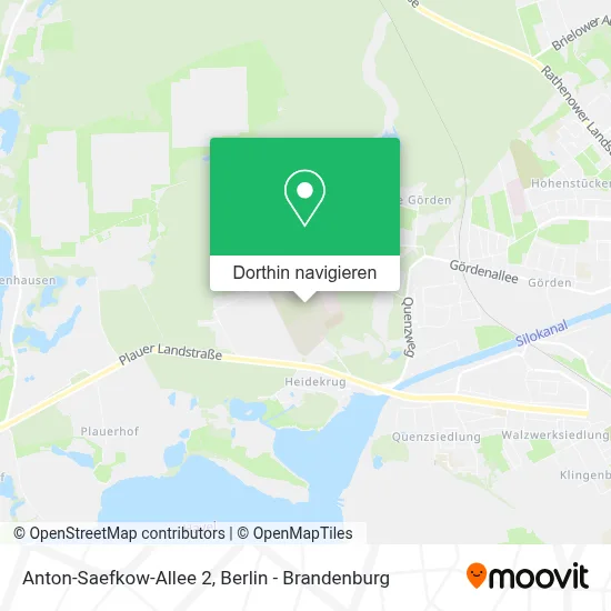 Anton-Saefkow-Allee 2 Karte