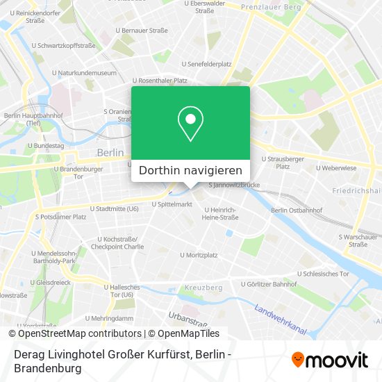 Derag Livinghotel Großer Kurfürst Karte