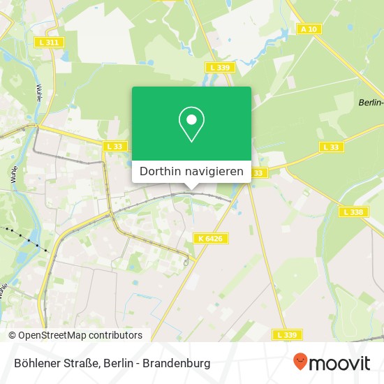 Böhlener Straße Karte
