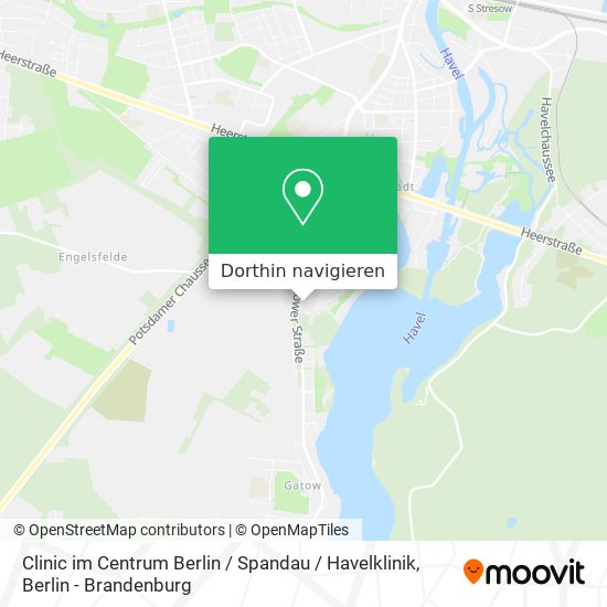 Clinic im Centrum Berlin / Spandau / Havelklinik Karte