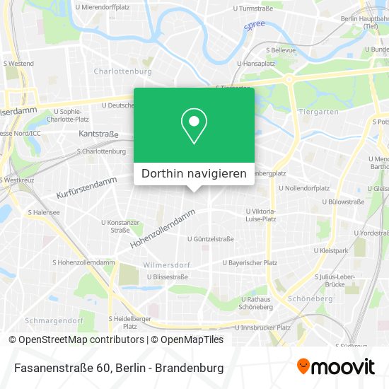 Fasanenstraße 60 Karte