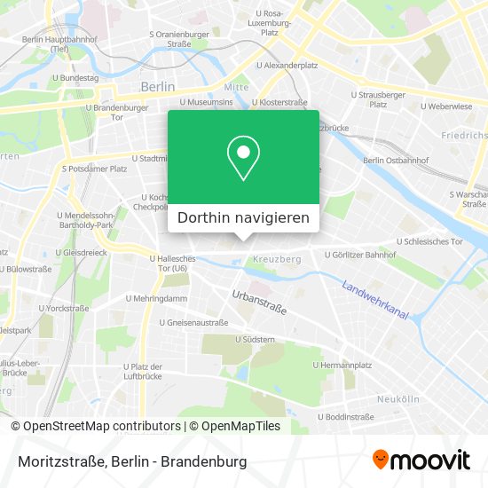 Moritzstraße Karte